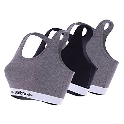 Umbro Sport-BH för kvinnor (förpackning med 3), Flerfärgad (Multicolore A1 Mc), M Umbro Sport-BH för kvinnor (förpackning med 3), Flerfärgad (Multicolore A1 Mc), M