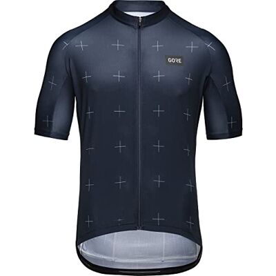 GORE WEAR Kortärmad herrjersey, Daily, S, Marinblå/Vit GORE WEAR Kortärmad herrjersey, Daily, S, Marinblå/Vit