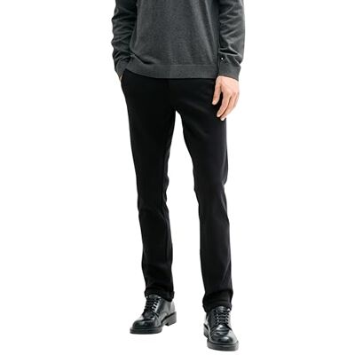 TOM TAILOR herr jersey Travis slim fit chinobyxor, 29999 Svart, 28W / 32L TOM TAILOR herr jersey Travis slim fit chinobyxor, 29999 Svart, 28W / 32L
