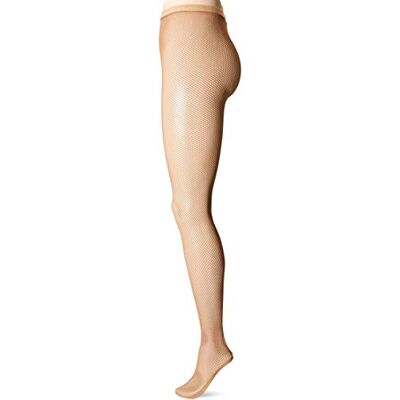 Danskin Women's Padded Foot Fishnet Tight, Light Toast Danskin Women's Padded Foot Fishnet Tight, Light Toast