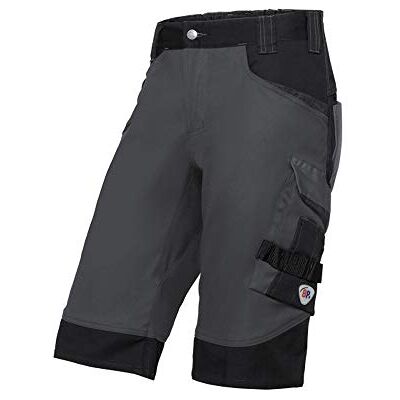 BP 1827-033-5632-41/42n tygblandning med stretch shorts, höjd midja på ryggen, 70% bomull/28% polyester/2% elastan, antracit/svart, storlek 41/42N BP 1827-033-5632-41/42n tygblandning med stretch shorts, höjd midja på ryggen, 70% bomull/28% polyester/2% elastan, antracit/svart, storlek 41/42N