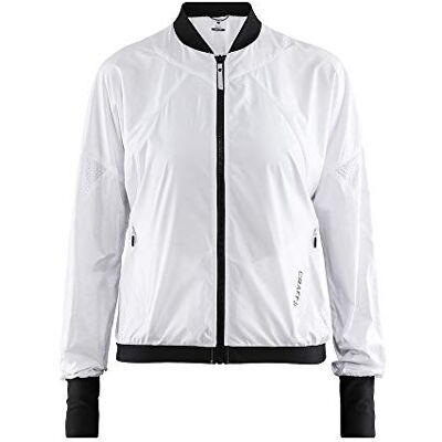 Craft Dam parti träningsjacka vit, svart jackor, M Craft Dam parti träningsjacka vit, svart jackor, M