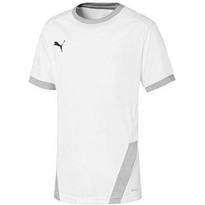 PUMA Kinder teamGOAL 23 Jersey jr T-shirt, White-Gray Violet, 176 PUMA Kinder teamGOAL 23 Jersey jr T-shirt, White-Gray Violet, 176