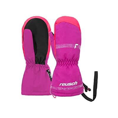 Reusch Unisex baby vattentätt membran, varma skidhandskar vardagshandskar snö släde babyhandskar vinterhandskar vinterhandskar, 3364 kaktus blomma/rosa glo, V Reusch Unisex baby vattentätt membran, varma skidhandskar vardagshandskar snö släde babyhandskar vinterhandskar vinterhandskar, 3364 kaktus blomma/rosa glo, V