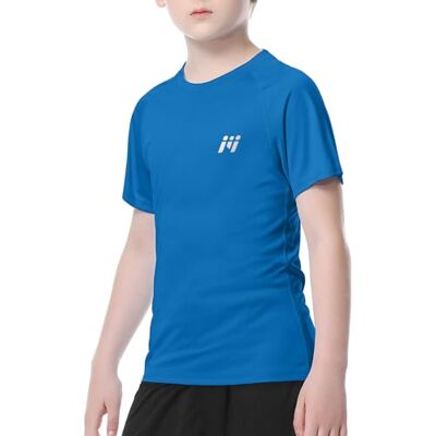 MEETWEE Pojkar Rash Guard Kortärmad Barn Simning Skjorta UV-skydd UPF 50 MEETWEE Pojkar Rash Guard Kortärmad Barn Simning Skjorta UV-skydd UPF 50