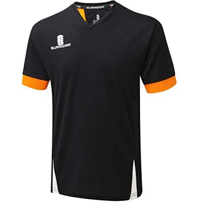 Surridge Sports herr Blade Training skjorta, svart/orange/vit, storlek S Surridge Sports herr Blade Training skjorta, svart/orange/vit, storlek S