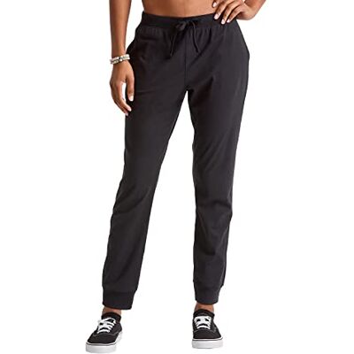 Hanes Dam originals joggare 100% bomull jersey träningsbyxor, svart, S, svart, S Hanes Dam originals joggare 100% bomull jersey träningsbyxor, svart, S, svart, S