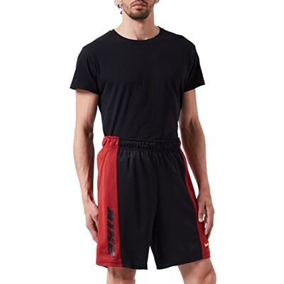 Nike SC Dry Shorts - Återvunnen polyester, Avslappnad passform, Svart/Röd Nike SC Dry Shorts - Återvunnen polyester, Avslappnad passform, Svart/Röd