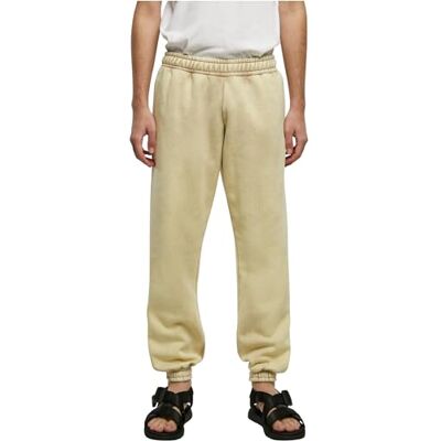 Urban Classics herr Byxor Tunga Sand Tvättade Sweatpants Urban Classics herr Byxor Tunga Sand Tvättade Sweatpants