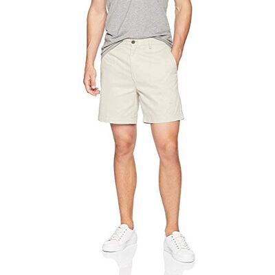 Amazon Essentials herr Classic-Fit 7 tum kort, sten, 30 Amazon Essentials herr Classic-Fit 7 tum kort, sten, 30