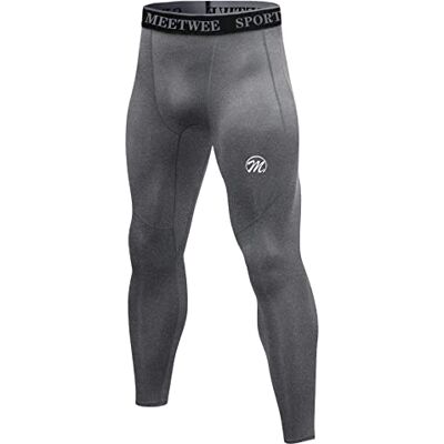 MEETWEE kompressionsbyxor för män, sportleggings långa löparbyxor andningsbara funktionella byxor tights byxor MEETWEE kompressionsbyxor för män, sportleggings långa löparbyxor andningsbara funktionella byxor tights byxor