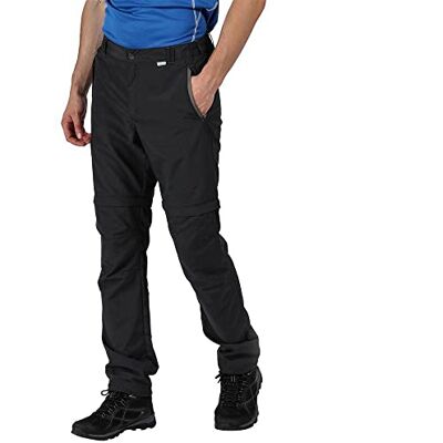 Regatta herr Leesville Zip-off Ii snabbtorkande lätta aktiva korta långbyxor Aska XXL Regatta herr Leesville Zip-off Ii snabbtorkande lätta aktiva korta långbyxor Aska XXL