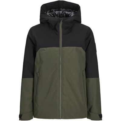 JACK&JONES JUNIOR Jcoaiden övergångsjacka Jnr Short, Skogskväll/detalj: svart blockering, 128 cm JACK&JONES JUNIOR Jcoaiden övergångsjacka Jnr Short, Skogskväll/detalj: svart blockering, 128 cm