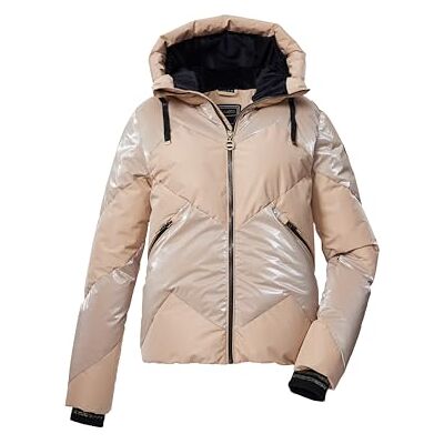 Killtec damtäckjacka/skidjacka/funktionell jacka i dunlook med huva och dragkedja snöstopp KSW 113 WMN SKI QLTD JCKT, nomad, 44, 43618-000 Killtec damtäckjacka/skidjacka/funktionell jacka i dunlook med huva och dragkedja snöstopp KSW 113 WMN SKI QLTD JCKT, nomad, 44, 43618-000