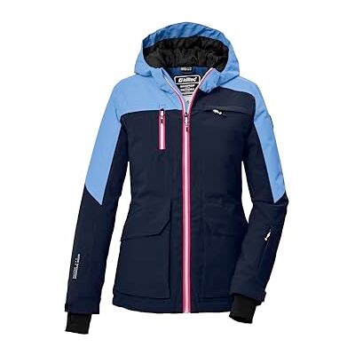 Killtec Skidjacka/funktionell jacka med huva och snöfall KSW 340 GRLS SKI JCKT, mörk marinblå, 152, 42084-000 Killtec Skidjacka/funktionell jacka med huva och snöfall KSW 340 GRLS SKI JCKT, mörk marinblå, 152, 42084-000