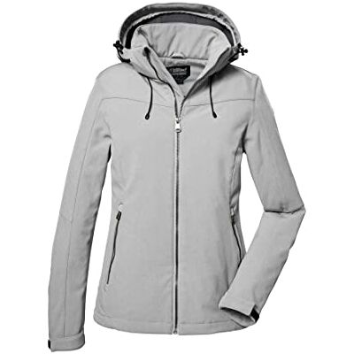 Killtec Softshelljacka för kvinnor, softshell jacka med avtagbar huva, dam, softshelljacka, vattenavvisande, vindtät, andas Killtec Softshelljacka för kvinnor, softshell jacka med avtagbar huva, dam, softshelljacka, vattenavvisande, vindtät, andas