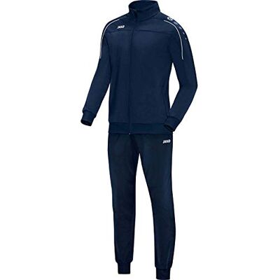 JAKO Herr träningsoverall polyester Classico, marinblå, XXL, M9150 JAKO Herr träningsoverall polyester Classico, marinblå, XXL, M9150