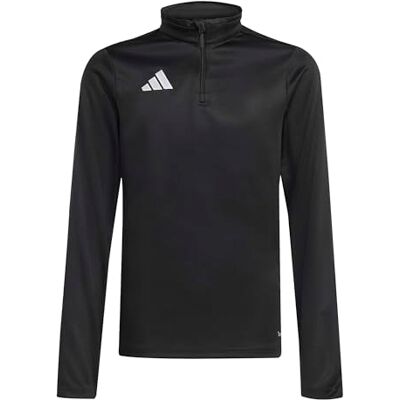 adidas unisex barn Entrada26 Training Top Kids Sweatshirt, black/white, 7-8 Years adidas unisex barn Entrada26 Training Top Kids Sweatshirt, black/white, 7-8 Years