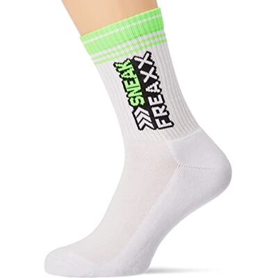 Sneak Freaxx Unisex Big Stripe Green Neon White One Size Strumpor, Grön (Grön), S, Grön (grön), Small Sneak Freaxx Unisex Big Stripe Green Neon White One Size Strumpor, Grön (Grön), S, Grön (grön), Small