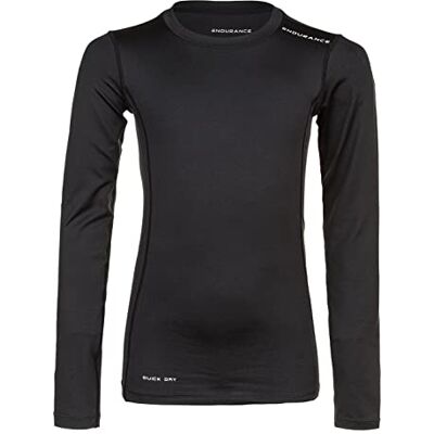 ENDURANCE Unisex T-shirt Power Jr. med ventilerande nätinsatser 1001 svart, 116 ENDURANCE Unisex T-shirt Power Jr. med ventilerande nätinsatser 1001 svart, 116