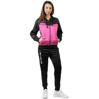 Givova Unisex visum polarfleece passning, fluo rosa/svart, XS Givova Unisex visum polarfleece passning, fluo rosa/svart, XS