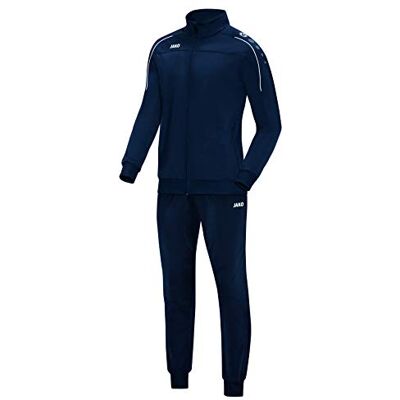 JAKO Barn träningsoverall polyester Classico, marinblå, 164, M9150 JAKO Barn träningsoverall polyester Classico, marinblå, 164, M9150