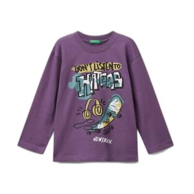 United T-shirt M/L, Lila, 2 år United T-shirt M/L, Lila, 2 år