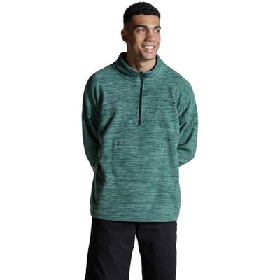 Craghoppers herr Esk II halvt blixtlås fleece DofE godkänd vandring mellanlager topp Craghoppers herr Esk II halvt blixtlås fleece DofE godkänd vandring mellanlager topp