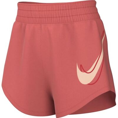NIKE One Swoosh löparshorts med dri-fit-teknik, integrerad trosa och medelhög midja för kvinnor, Magic Ember, HJ2195-814, XS NIKE One Swoosh löparshorts med dri-fit-teknik, integrerad trosa och medelhög midja för kvinnor, Magic Ember, HJ2195-814, XS