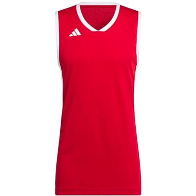 adidas herr Mens Pulse Speed Bball Jersey Shirt, team power red/white, XL adidas herr Mens Pulse Speed Bball Jersey Shirt, team power red/white, XL