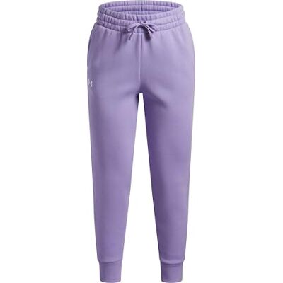 Under Armour UA Rival Fleece Joggers Transparent/Vit YMD Under Armour UA Rival Fleece Joggers Transparent/Vit YMD