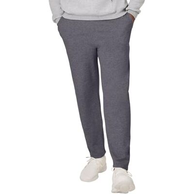 Hanes EcoSmart Träningsbyxor av fleece för män, joggingbyxor med öppen botten, 77,5 cm, 3XL Hanes EcoSmart Träningsbyxor av fleece för män, joggingbyxor med öppen botten, 77,5 cm, 3XL