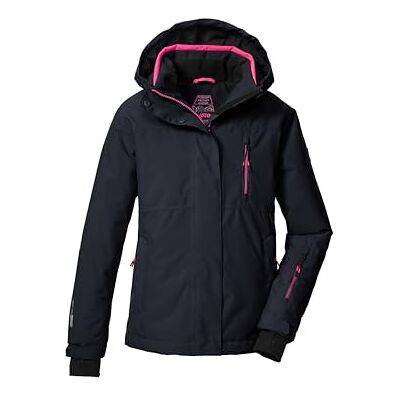 Killtec Skidjacka/funktionell jacka med huva och snöfall KSW 205 GRLS SKI JCKT, svart blå, 140, 43553-000 Killtec Skidjacka/funktionell jacka med huva och snöfall KSW 205 GRLS SKI JCKT, svart blå, 140, 43553-000