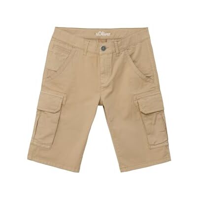 s.Oliver Junior Unisex barn Cargo Bermuda, smal passform, Beige 8195, 170 Slim s.Oliver Junior Unisex barn Cargo Bermuda, smal passform, Beige 8195, 170 Slim