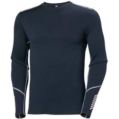 Helly Hansen LIFA® Merino mellanvikt Crew baslager för män Helly Hansen LIFA® Merino mellanvikt Crew baslager för män