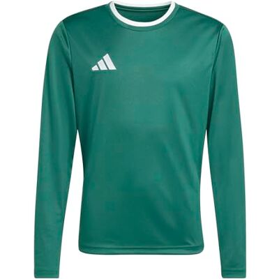 adidas unisex barn Entrada26 Long Sleeve Jersey Kids Shirt, team dark green/white, 13-14 Years adidas unisex barn Entrada26 Long Sleeve Jersey Kids Shirt, team dark green/white, 13-14 Years