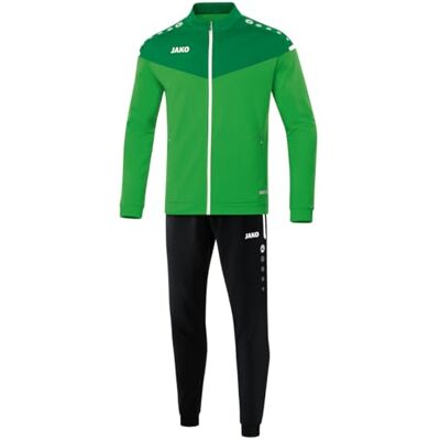 JAKO Träningsoverall herr, polyester Champ 2.0, mjuk grön/sportgrön, S, M9120 JAKO Träningsoverall herr, polyester Champ 2.0, mjuk grön/sportgrön, S, M9120