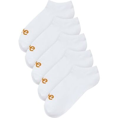 Lee Unisex ankelstrumpor, herr och dam designer bomullsstrumpor i vitt låga designermärkta träningsskor i bomullsblandning – storlek 6-8 multipack med 5, Vitt, 40-42 EU Lee Unisex ankelstrumpor, herr och dam designer bomullsstrumpor i vitt låga designermärkta träningsskor i bomullsblandning – storlek 6-8 multipack med 5, Vitt, 40-42 EU