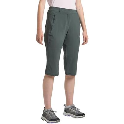 Jack Wolfskin HIKEOUT 3/4 byxor W, Skiffer grön, 40 Jack Wolfskin HIKEOUT 3/4 byxor W, Skiffer grön, 40