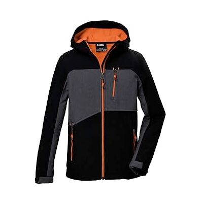 Killtec Softshelljacka/utomhusjacka med huva KOW 367 BYS SFTSHLL JCKT, svart, 128, 42198-000 Killtec Softshelljacka/utomhusjacka med huva KOW 367 BYS SFTSHLL JCKT, svart, 128, 42198-000