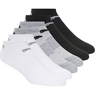 PUMA strumpor för pojkar, Grå, vit, svart., 9-11 PUMA strumpor för pojkar, Grå, vit, svart., 9-11