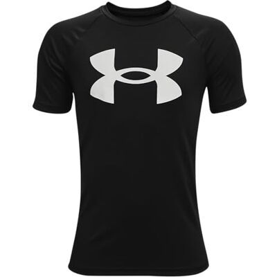 Under Armour Boy's Tech Big Logo kortärmad T-shirt Under Armour Boy's Tech Big Logo kortärmad T-shirt