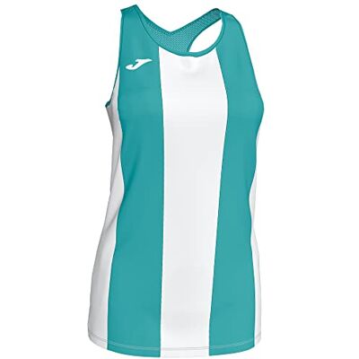 Joma Aurora Turq-Blan nät linne S/M, kvinnor, 900877.212, turkosvit, XL Joma Aurora Turq-Blan nät linne S/M, kvinnor, 900877.212, turkosvit, XL