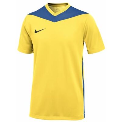 NIKE Dri-Fit Park Derby IV T-shirt unisex vuxen, Yellow/Royal Blue/Black Tour, XS NIKE Dri-Fit Park Derby IV T-shirt unisex vuxen, Yellow/Royal Blue/Black Tour, XS