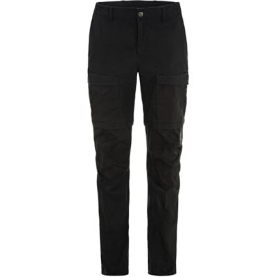 Fjällräven Abisko hybrid trail byxor dragkedja, svart, 44/S, svart, 44W kort Fjällräven Abisko hybrid trail byxor dragkedja, svart, 44/S, svart, 44W kort