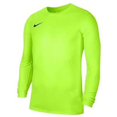 NIKE unisex barnpark Vii Jersey Ls Jersey Volt/(Black) S NIKE unisex barnpark Vii Jersey Ls Jersey Volt/(Black) S