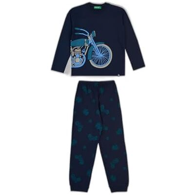 United Pyjamaset för barn och tonåringar, Blå, XS United Pyjamaset för barn och tonåringar, Blå, XS