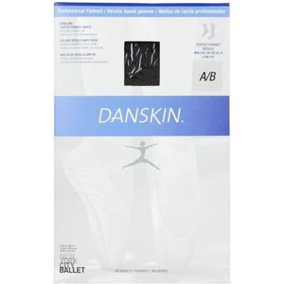 Danskin Women's Padded Foot Fishnet Tight, Black Danskin Women's Padded Foot Fishnet Tight, Black