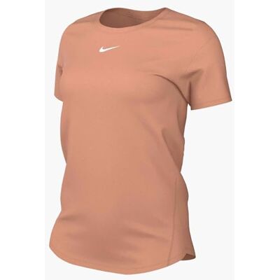 NIKE One Classic Dri-Fit T-tröja för dam, Apricot Agate/White, XS NIKE One Classic Dri-Fit T-tröja för dam, Apricot Agate/White, XS