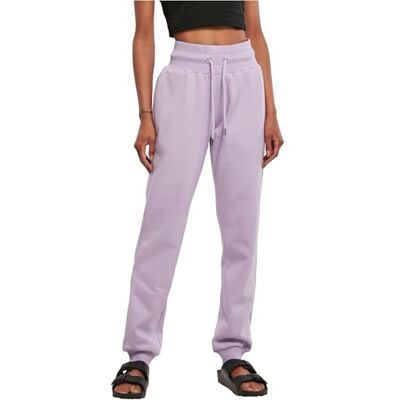 Urban Classics Dam, organisk, hög midja, sweatpants, lila, S Urban Classics Dam, organisk, hög midja, sweatpants, lila, S